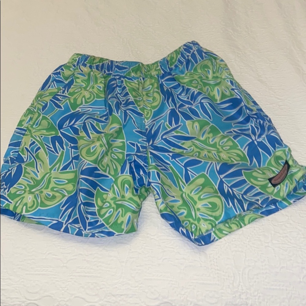 Floral Vineyard Vines swim trunks
